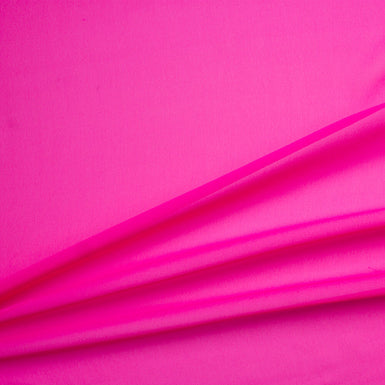 Fuchsia Pink Silk Georgette