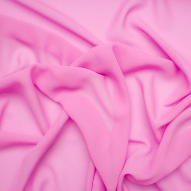 Candy Pink Silk Georgette
