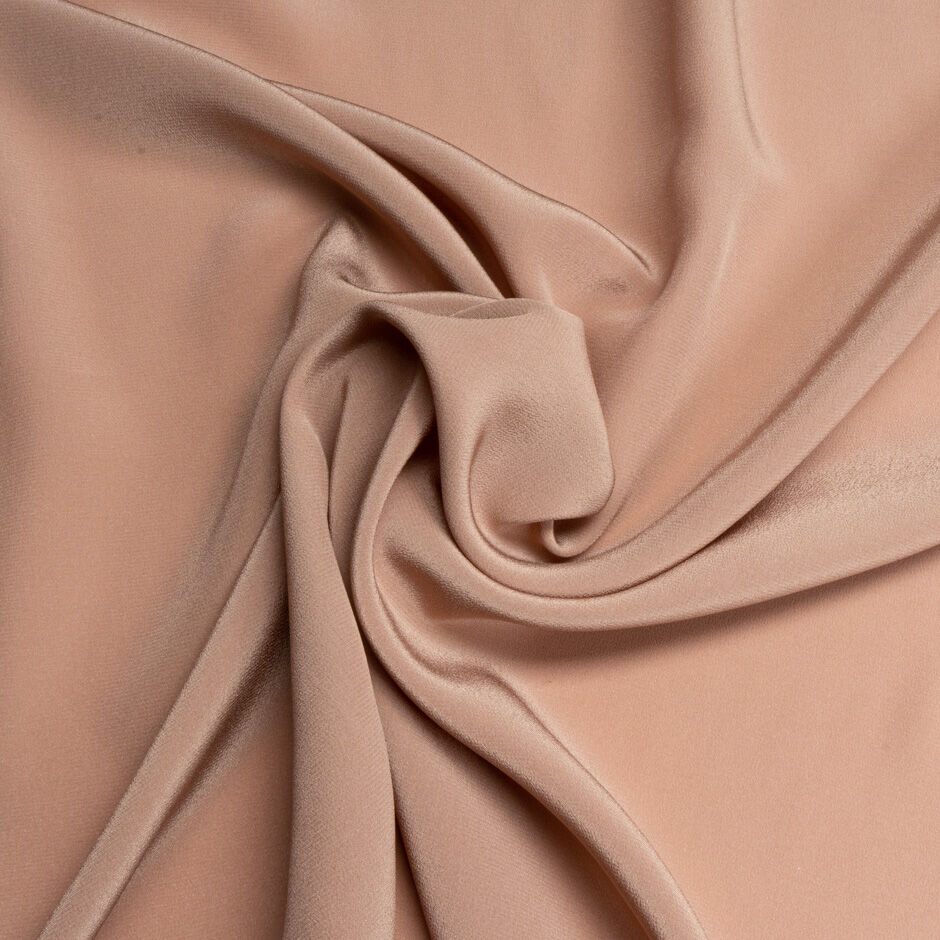 Nude Stretch Silk Crêpe