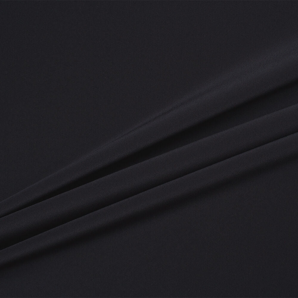 Dark Navy Silk Crêpe de Chine