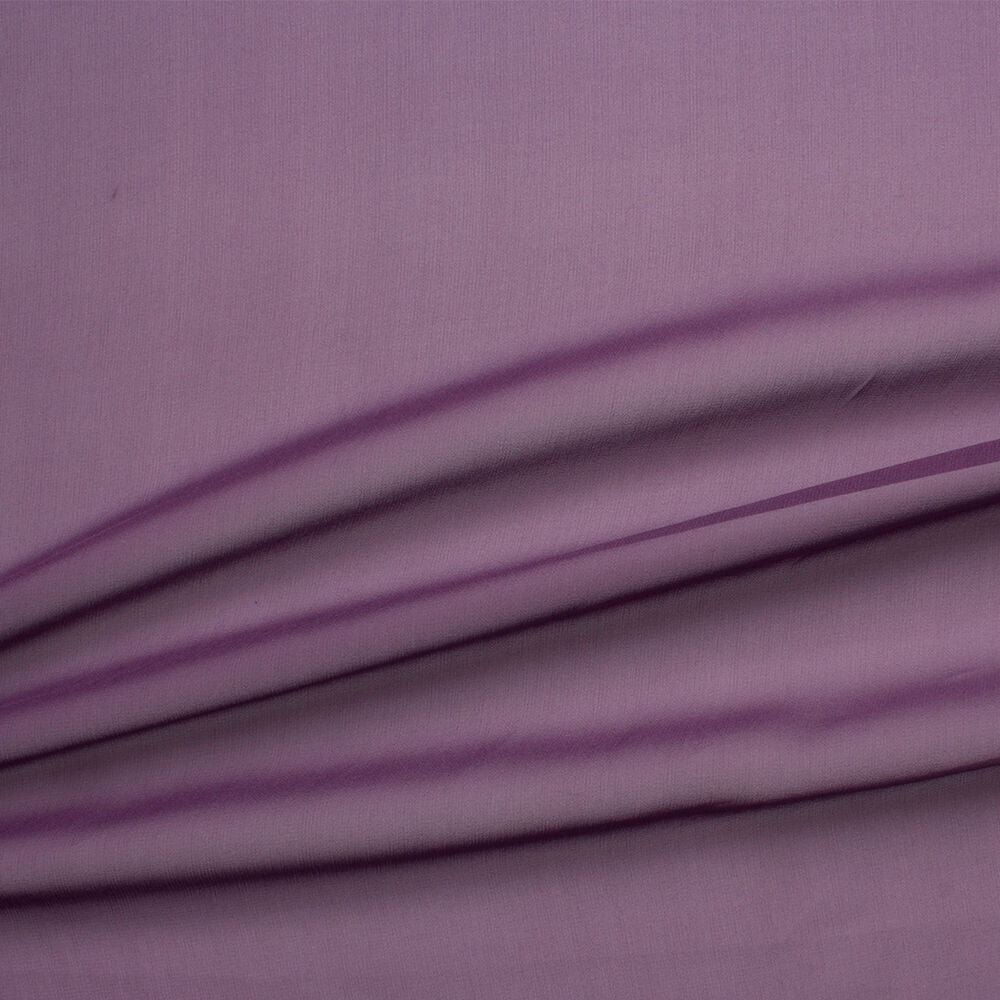 Deep Plum Silk Georgette