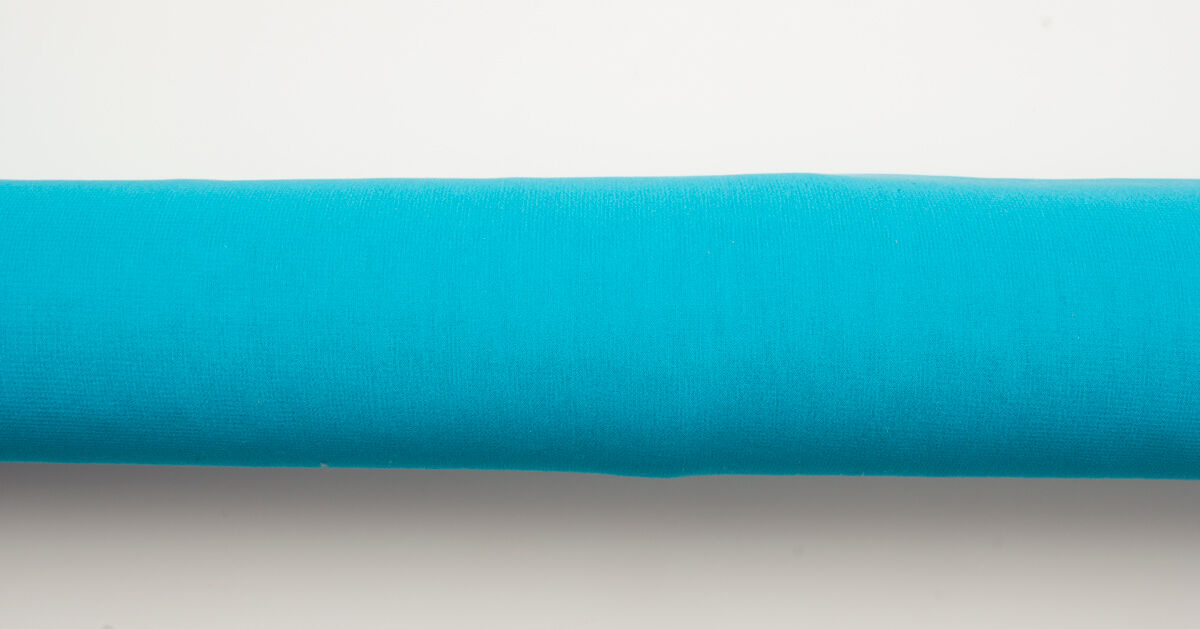 Bright Turquoise Silk Georgette