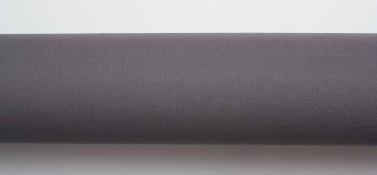 Mid Grey Silk Satinised Chiffon