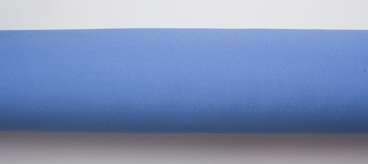 Sky Blue Silk Satinised Chiffon