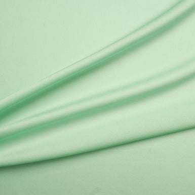 Mint Green Silk Satinised Chiffon