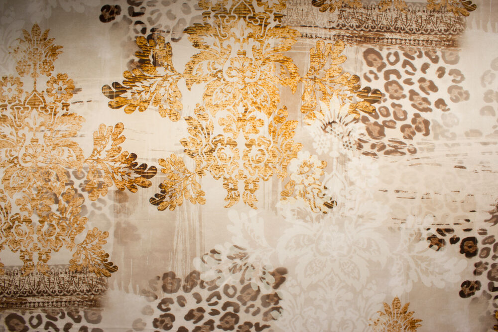 Soft Brown 'Animal' Duchess Silk Satin (A 2.90m Piece)