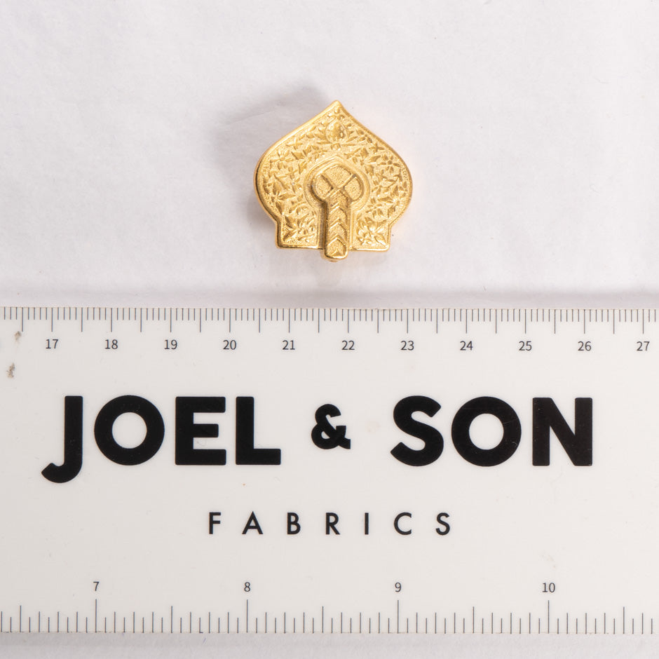 Decorative Gold Toned Button