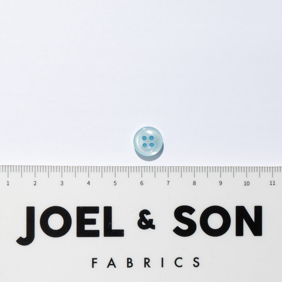 Sky Blue 4 Hole Shirting Button