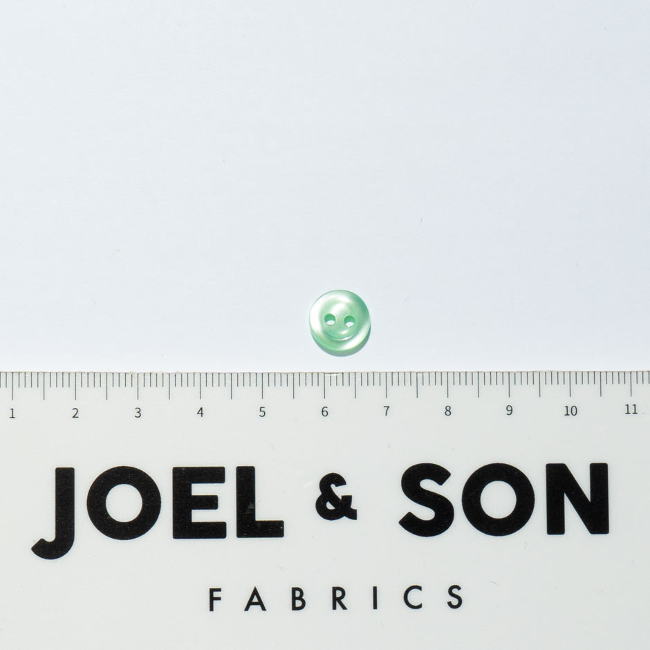 Mint Green 2 Hole Shirting Button
