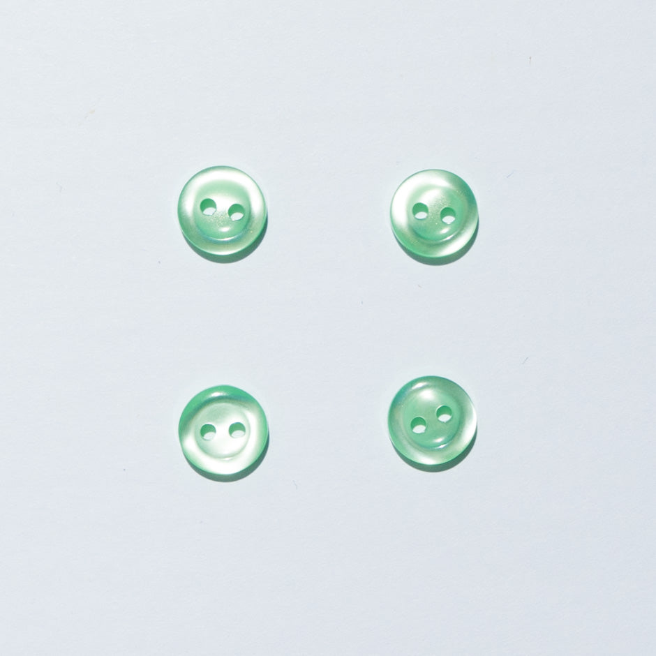 Mint Green 2 Hole Shirting Button