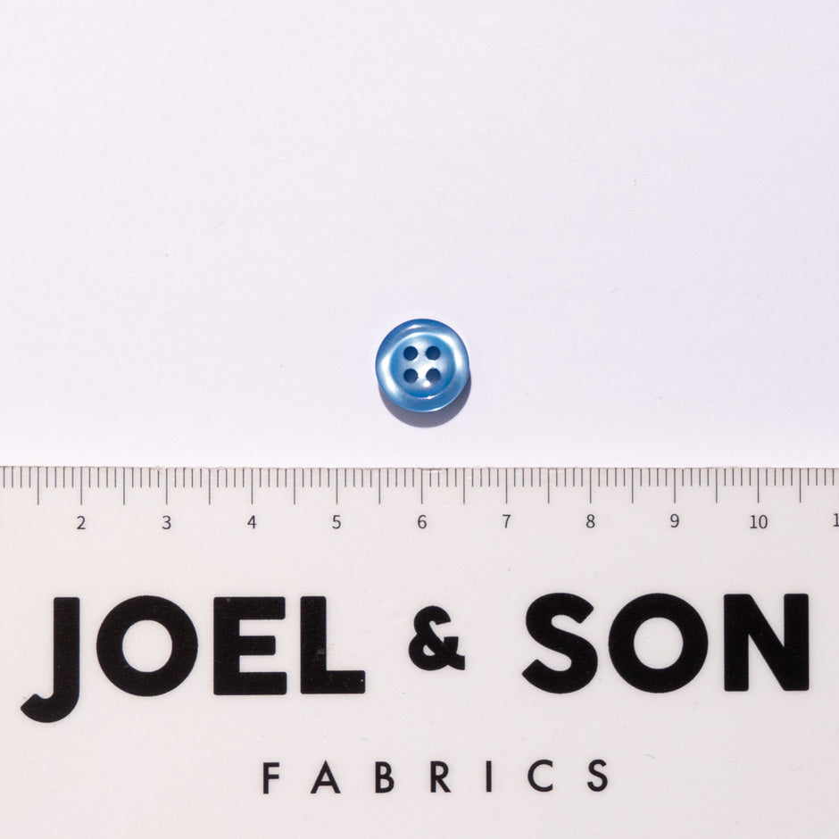 Royal Blue 4 Hole Shirting Button