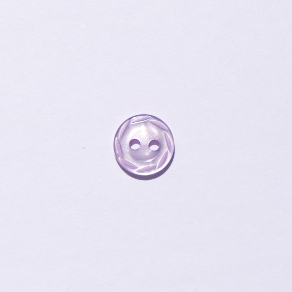 Soft Lilac Engraved Shirting Button