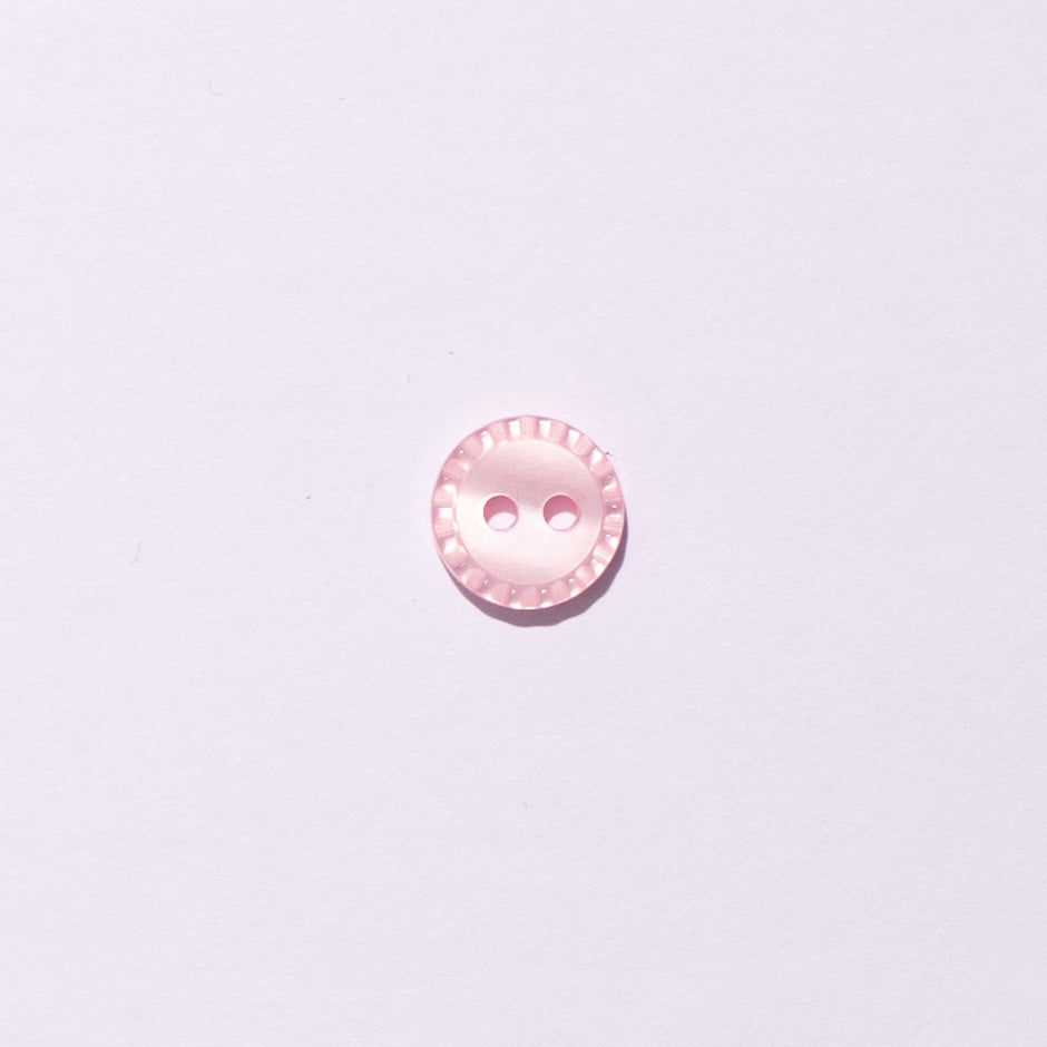 Powder Pink Fluted Button | Shirting Buttons