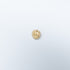Small Cream Enamel Gold 'Knotted' Button