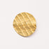 Large Round Gold Scale Indented Button