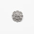 Silver Diamanté Floral Dress Button