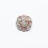 Multi-Coloured Diamanté Floral Dress Button