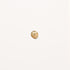 Small Gold Coloured Abstract Button