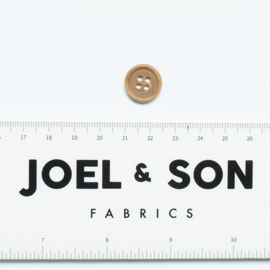 Small Caramel Jacket Button