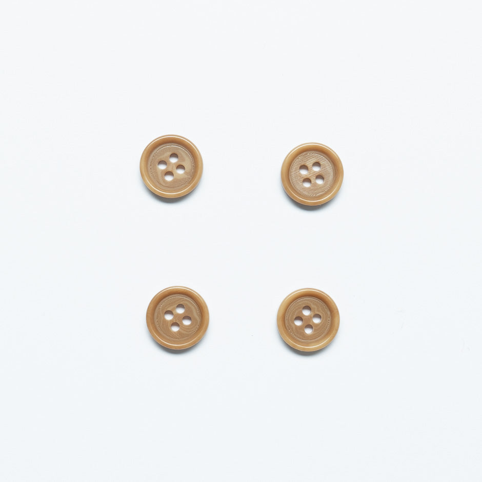 Small Caramel Jacket Button