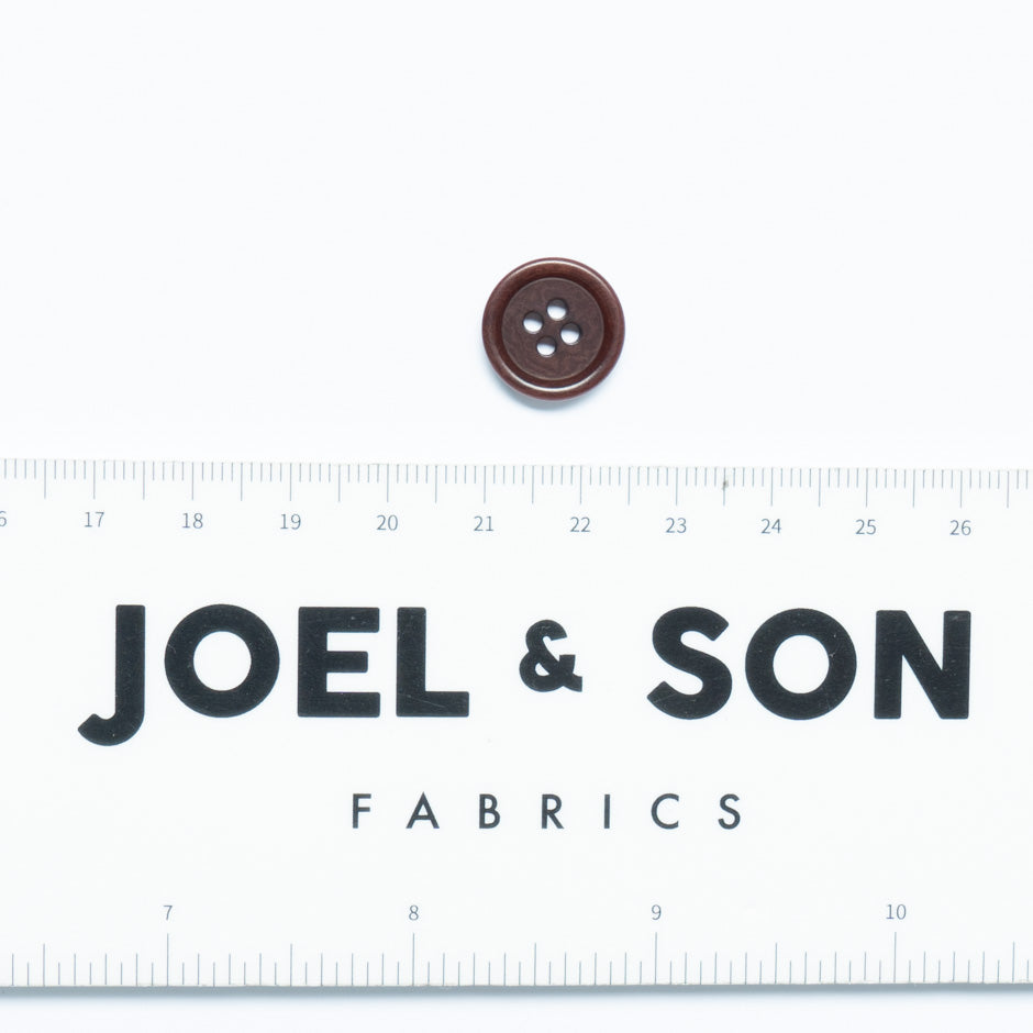 Small Chestnut Brown Jacket Button