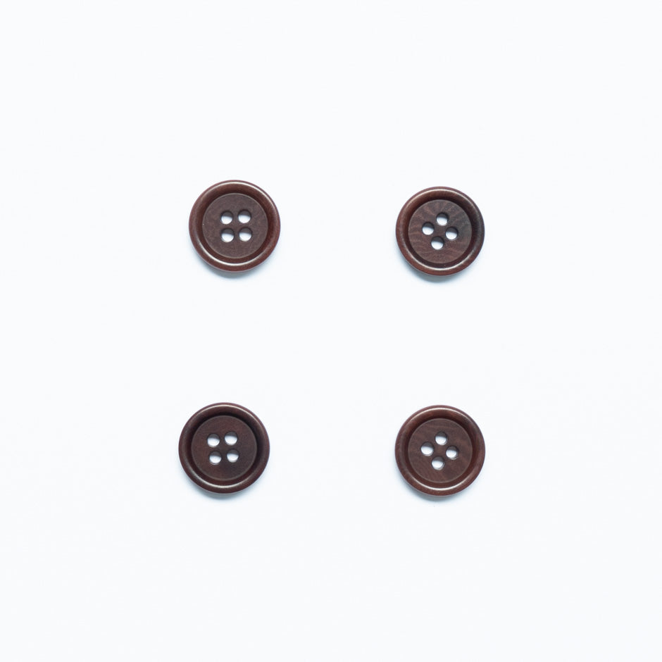 Small Chestnut Brown Jacket Button