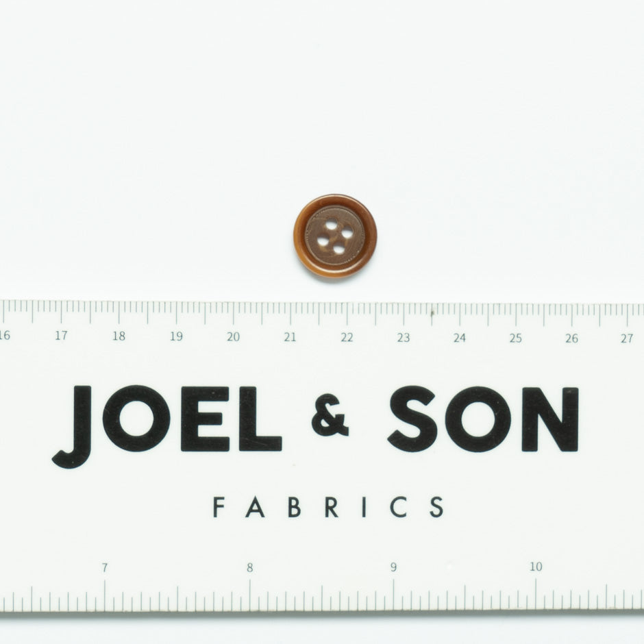 Small Sized Camel Coloured Jacket Button