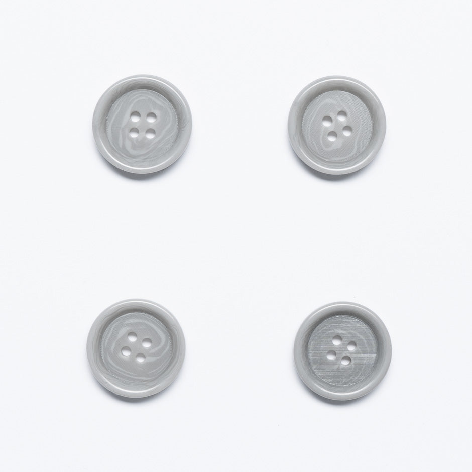 Mid Grey Medium Jacket Button