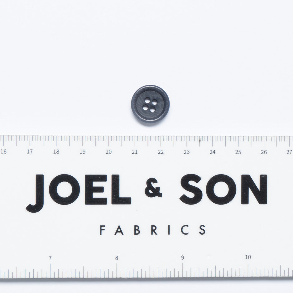 Small Slate Blue Jacket Button