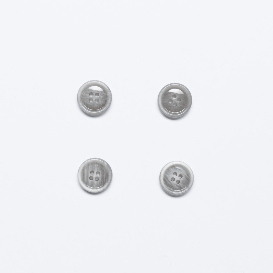 Mottled Grey Small Jacket Button