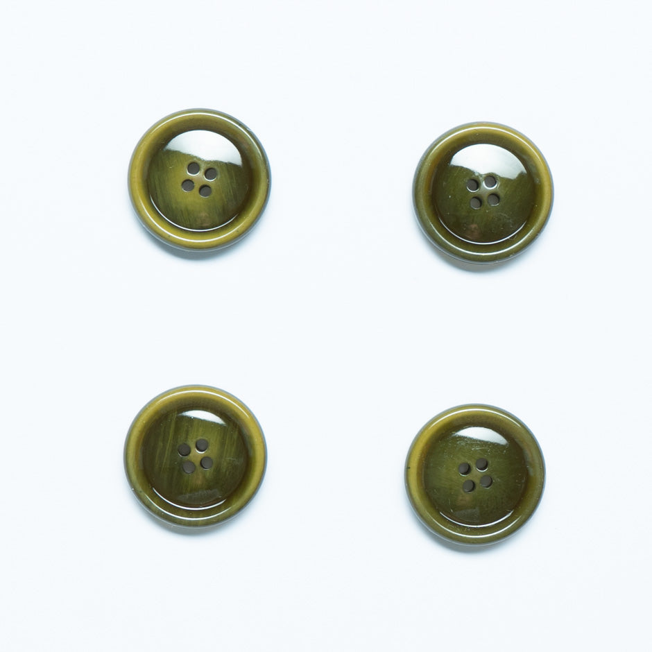 Puce Green Medium Jacket Button