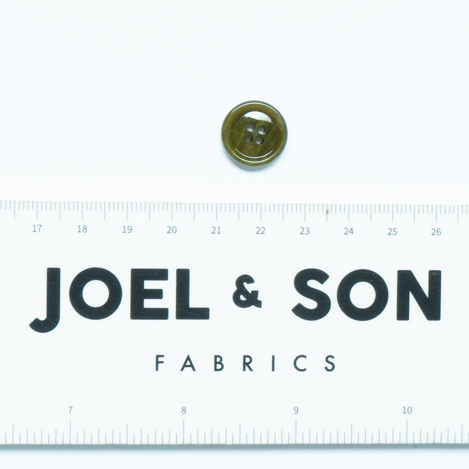 Small Puce Green Jacket Button