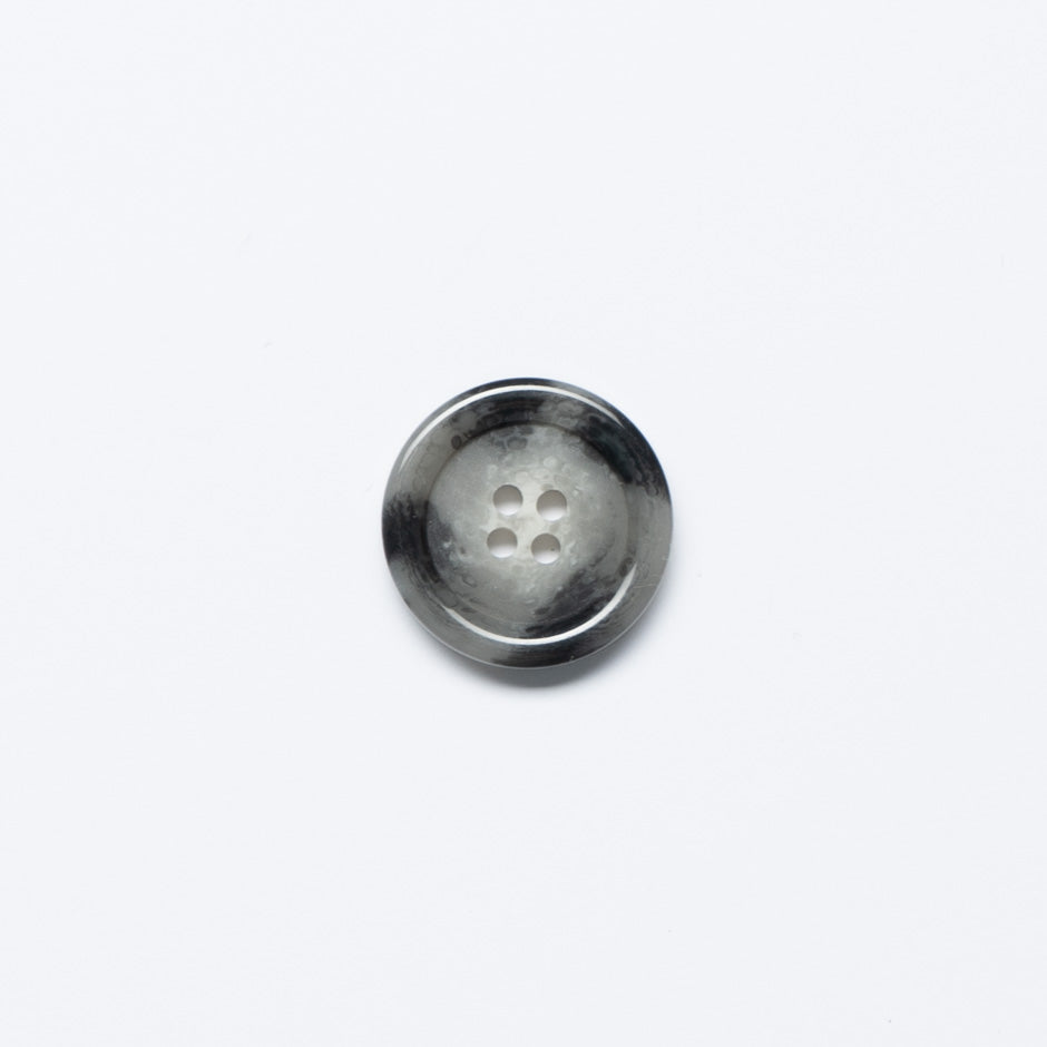 Medium Sized Grey Tortoiseshell Jacket Button