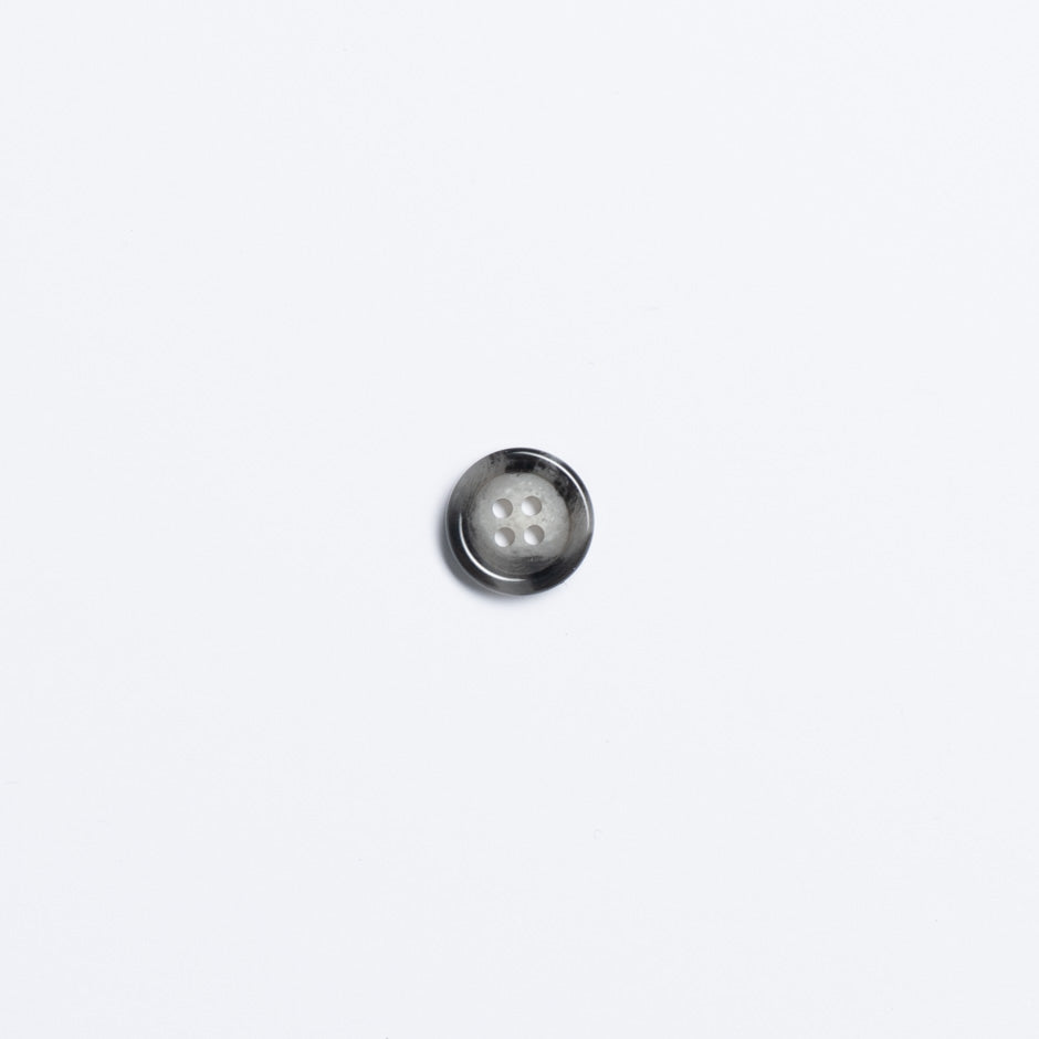 Small Grey Tortoiseshell Jacket Button