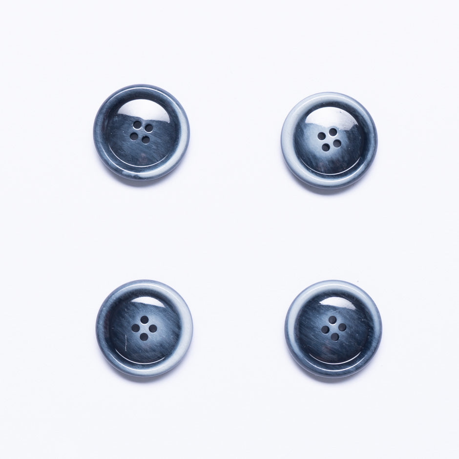 Medium Sized Blue Jacket Button