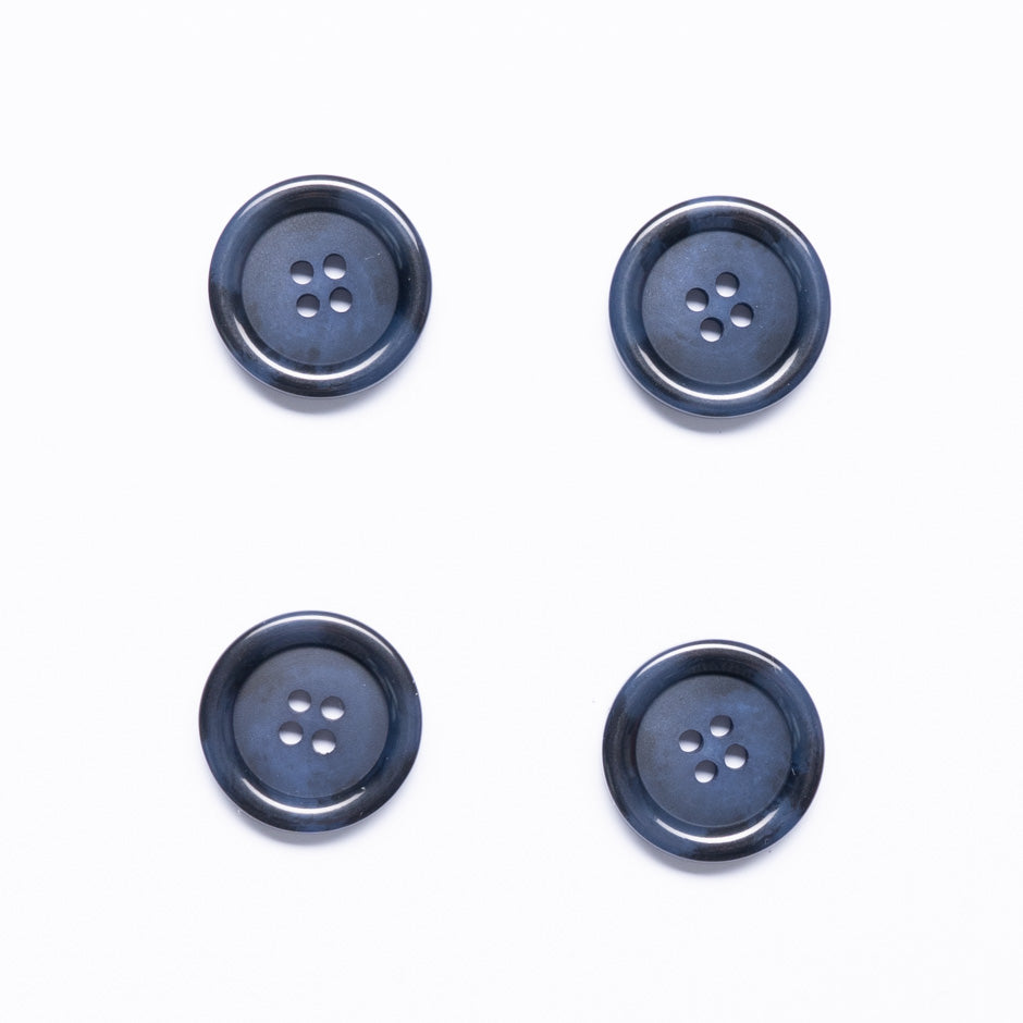 Medium Sized Dark Blue Jacket Button
