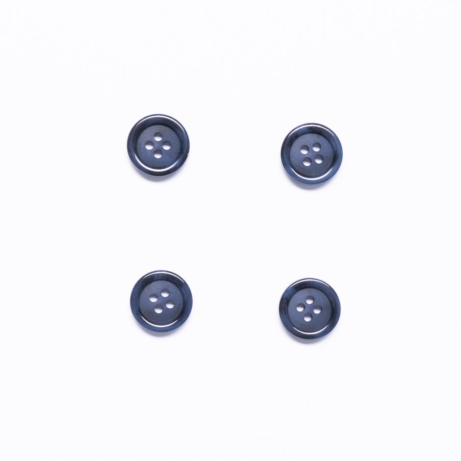 Small Dark Blue Jacket Button
