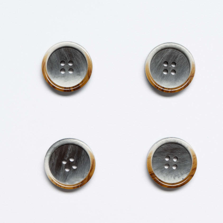 Medium Grey/Brown Jacket Button