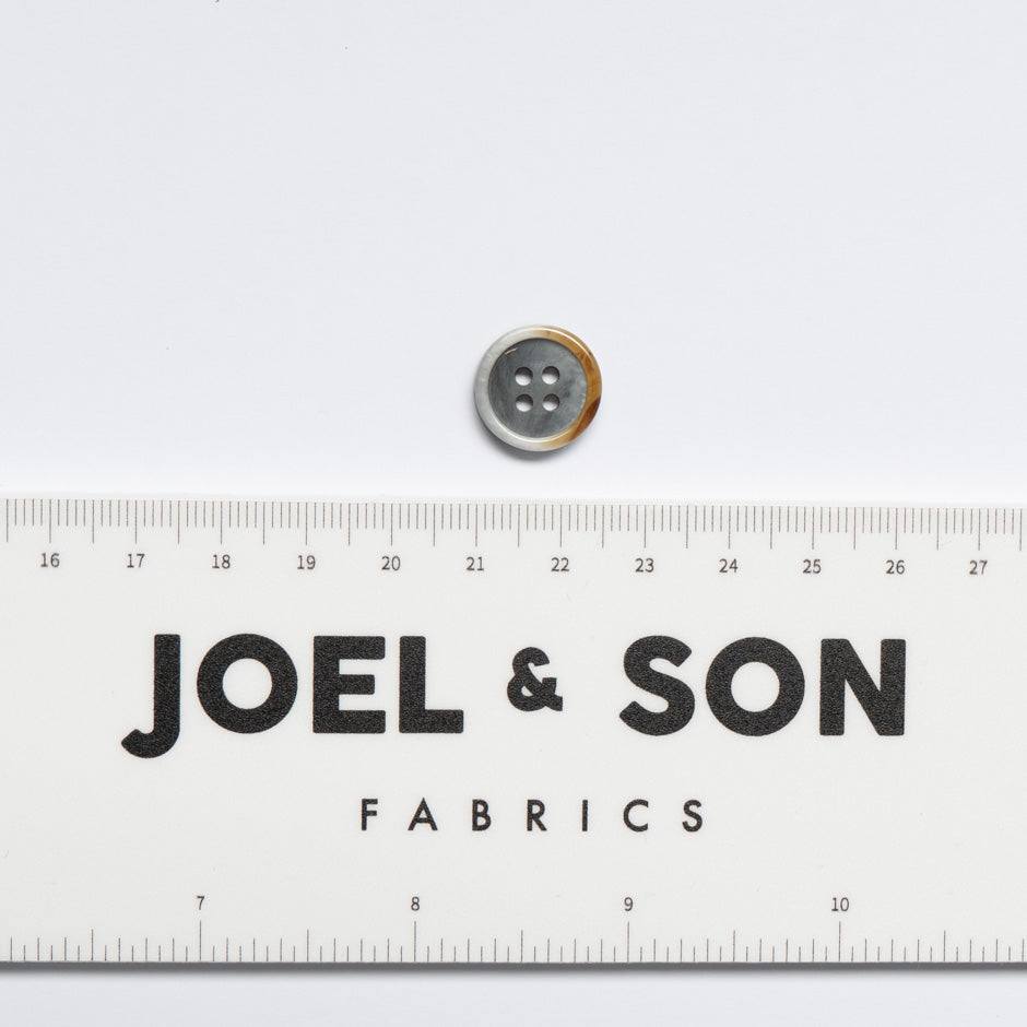 Small Grey/Brown Jacket Button