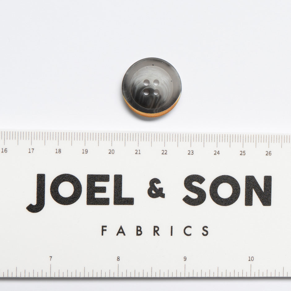 Grey Shaded Medium Jacket Button