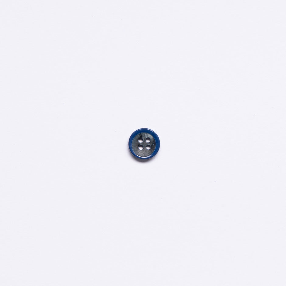 Blue Rimmed Grey Shirting Button Set