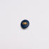 Small Gold Link Centred Dark Blue Button