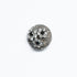 Floral Diamanté Silver Evening Button