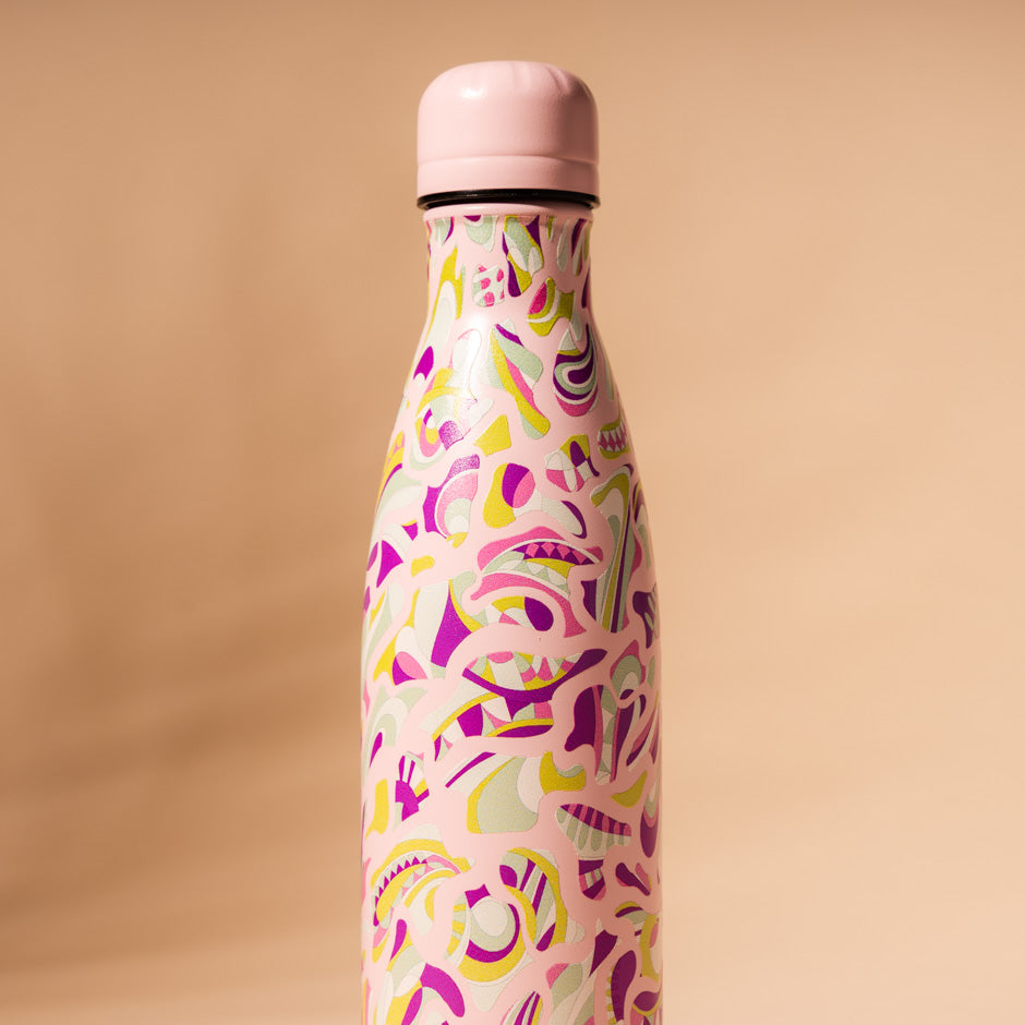 Blush Swirl Stainless Steel Bottle