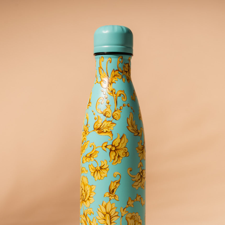 Golden Petal Stainless Steel Bottle