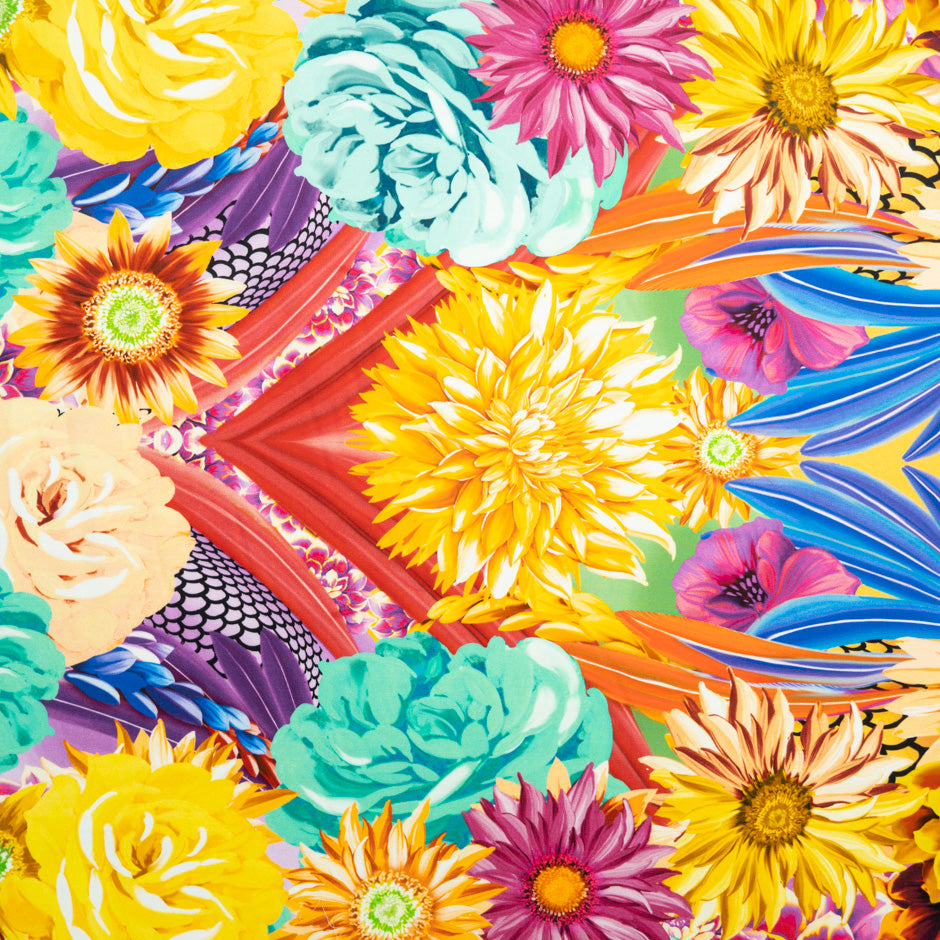 Bold Floral Printed Cotton (A 3.50m Piece)