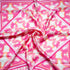 Rich Pink Printed Pure Silk Scarf