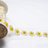 Yellow & White Floral Hand Beaded Trim