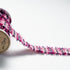 Pink, Purple & Ivory Metallic Woven Trim