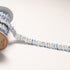 Blue & Cream Metallic Woven Trim